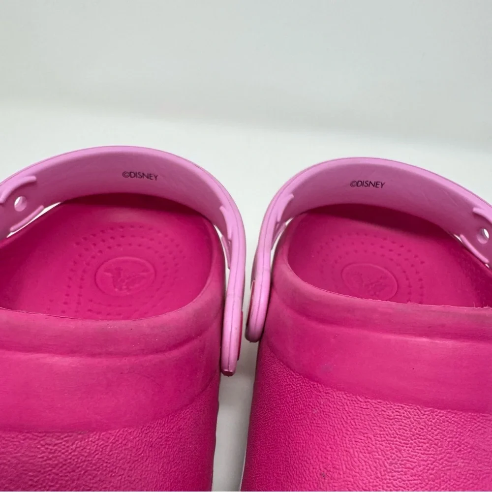 Crocs Bundle- Disney Pink size 3, Blue Size 2, worn a few times.